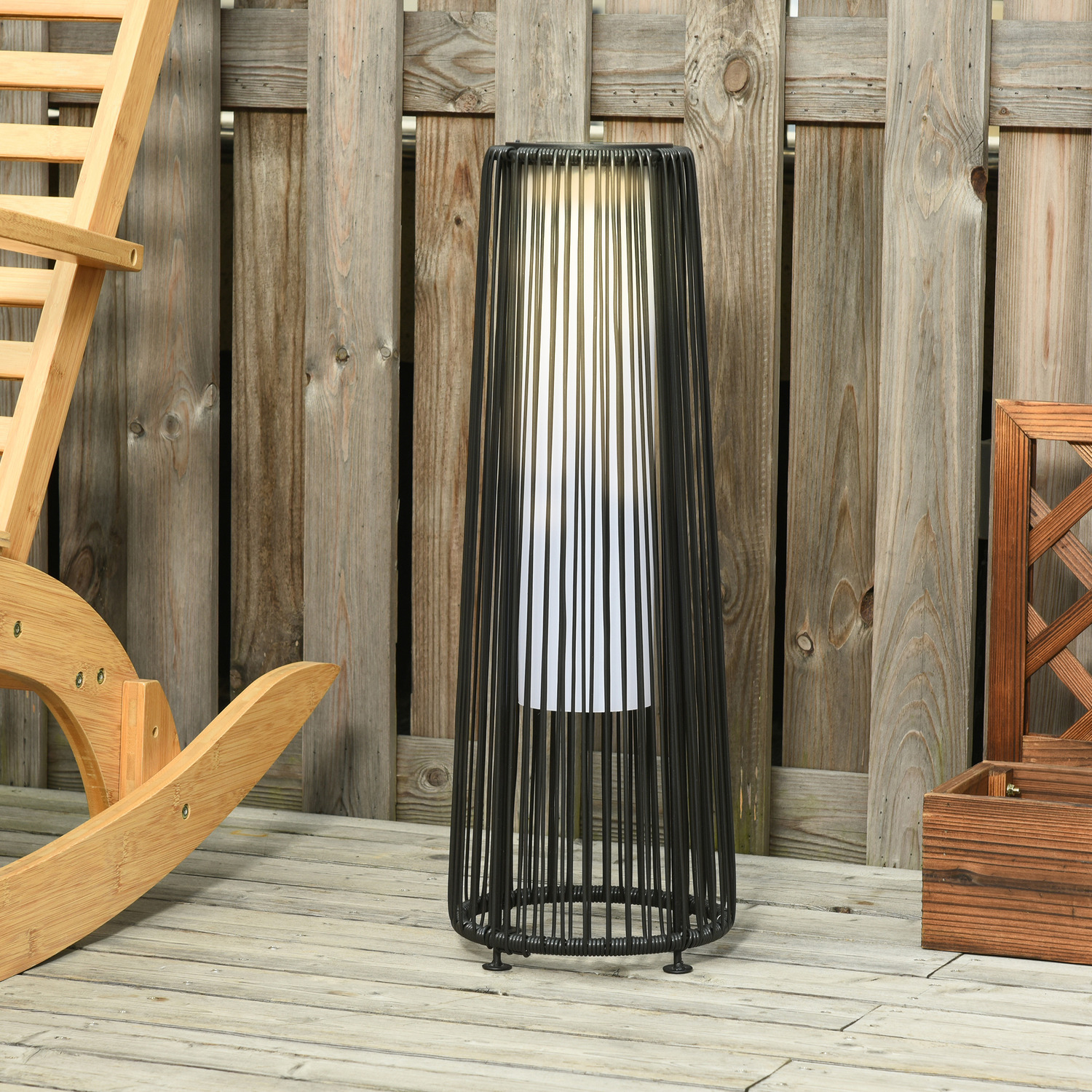 Image of Outsunny Garden Solar Powered Light -&hellip;