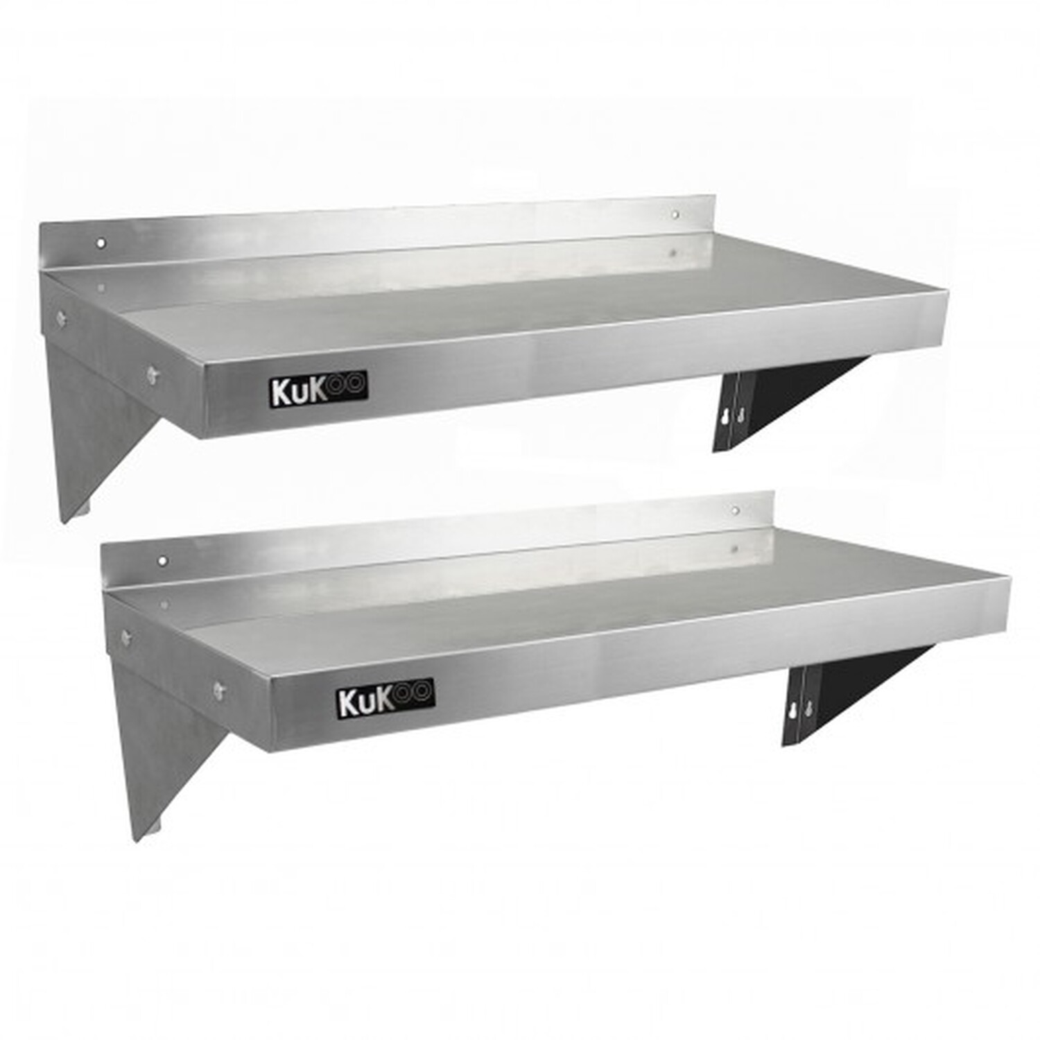 Kukoo 2X Stainless Steel Shelves 1000Mmx300mm - Silver