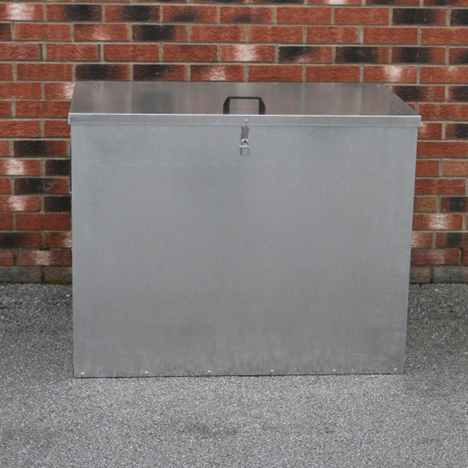 Monstershop Galvanised Feed Store 1 Compartment - Silver