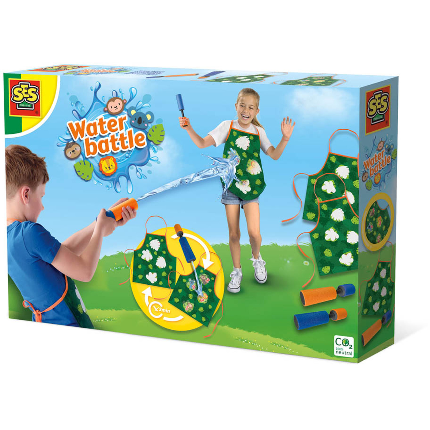 Image of Children's Hidden Animals Water Battle Water Guns - Black