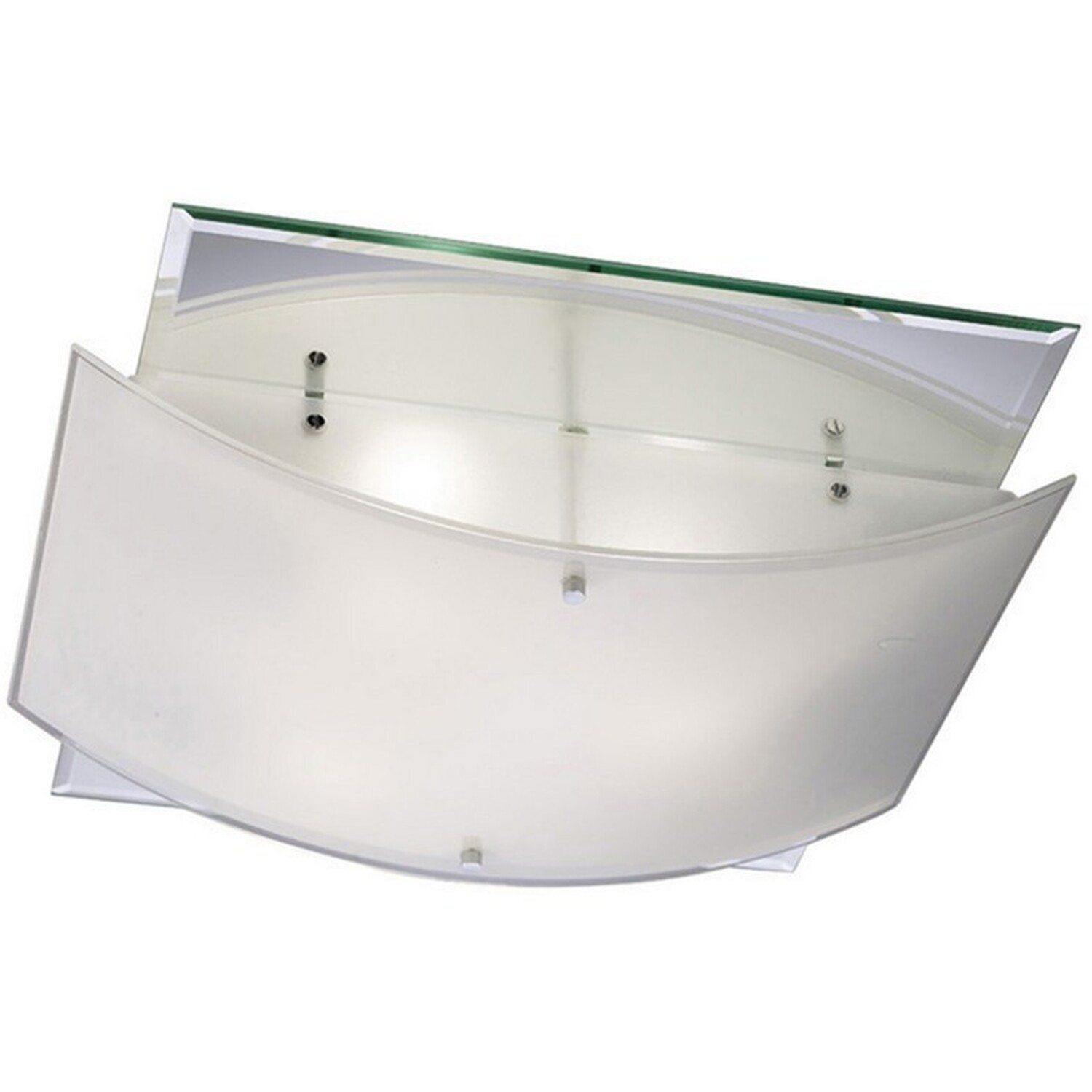Vito Flush Ceiling 3 Light Polished Chrome, Smoked Mirror - Polished Chrome