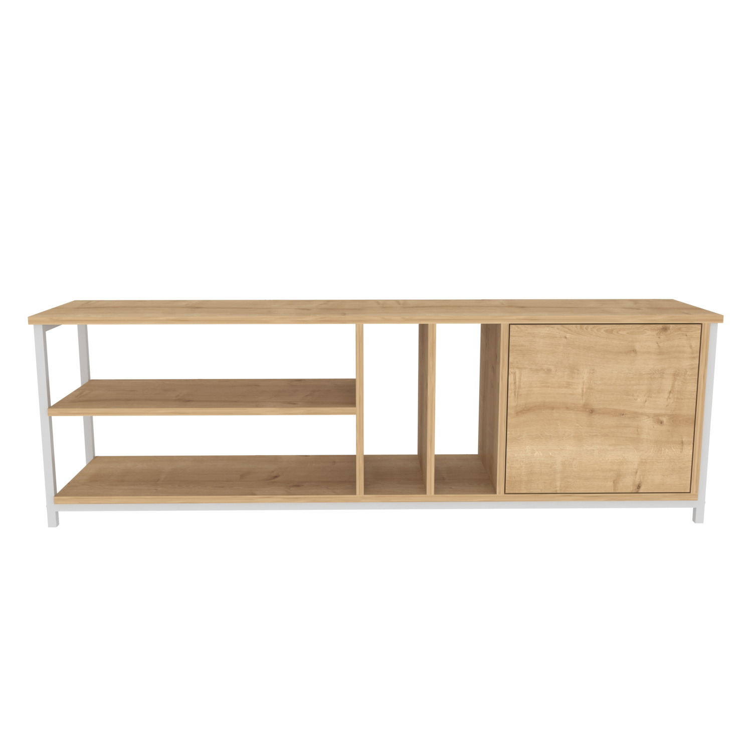 Oneida Tv Unit - Oak And White