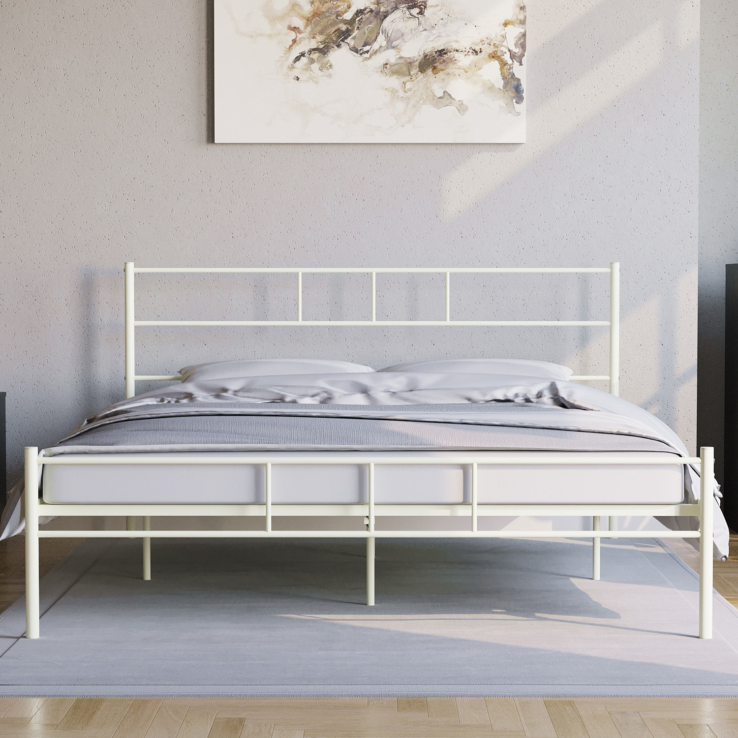 Dorset Bed Frame - White King
