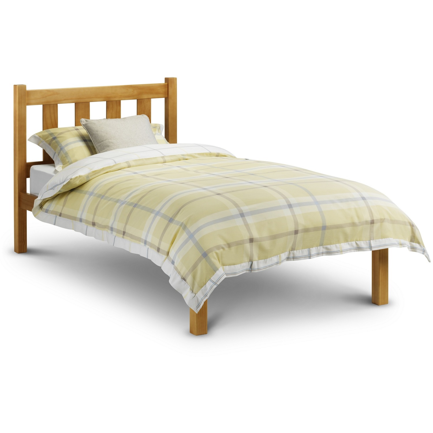 Julian Bowen Poppy Single Solid Pine Bed Frame - Antique - Image 6