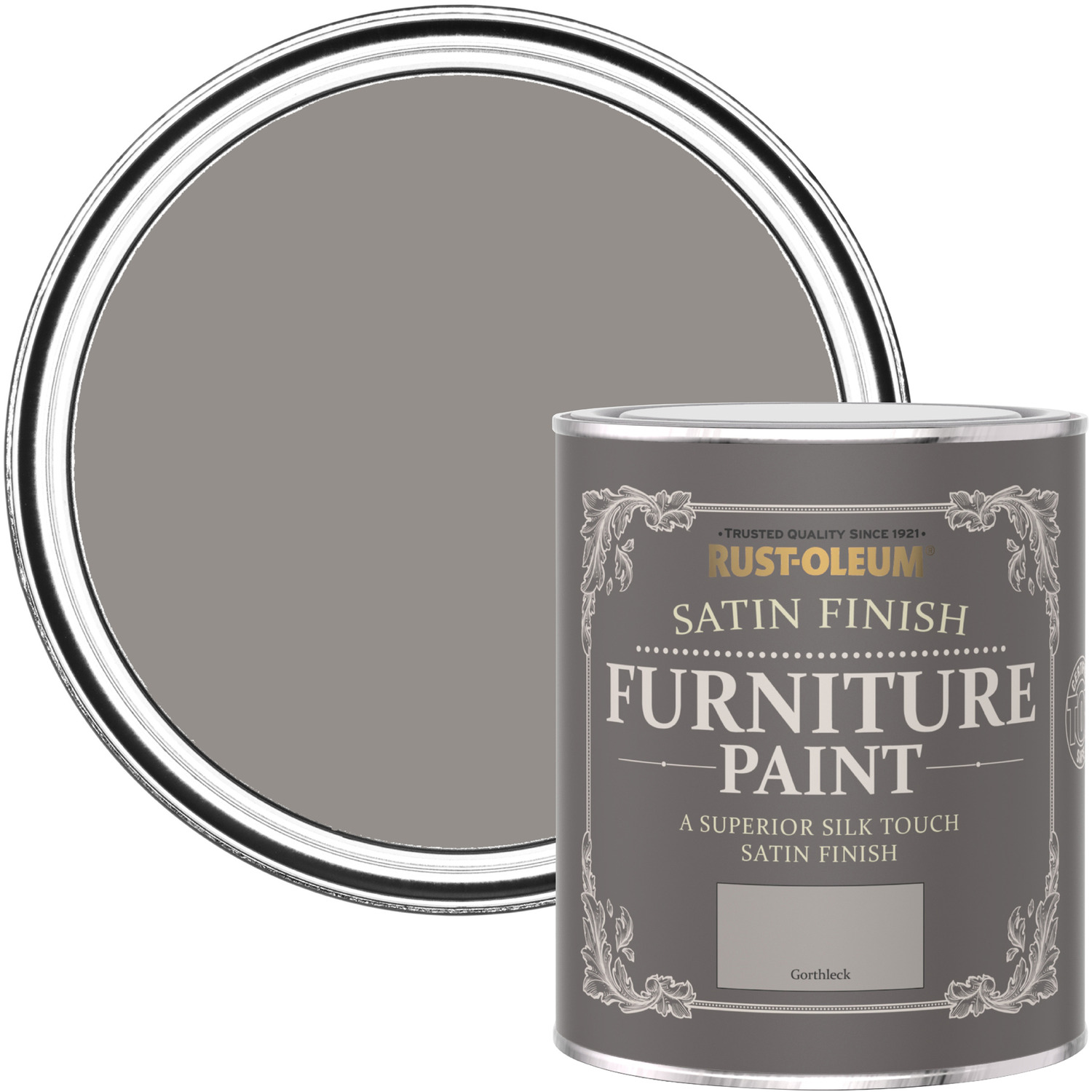 Rust-Oleum Satin Furniture Paint Gorthleck - Grey