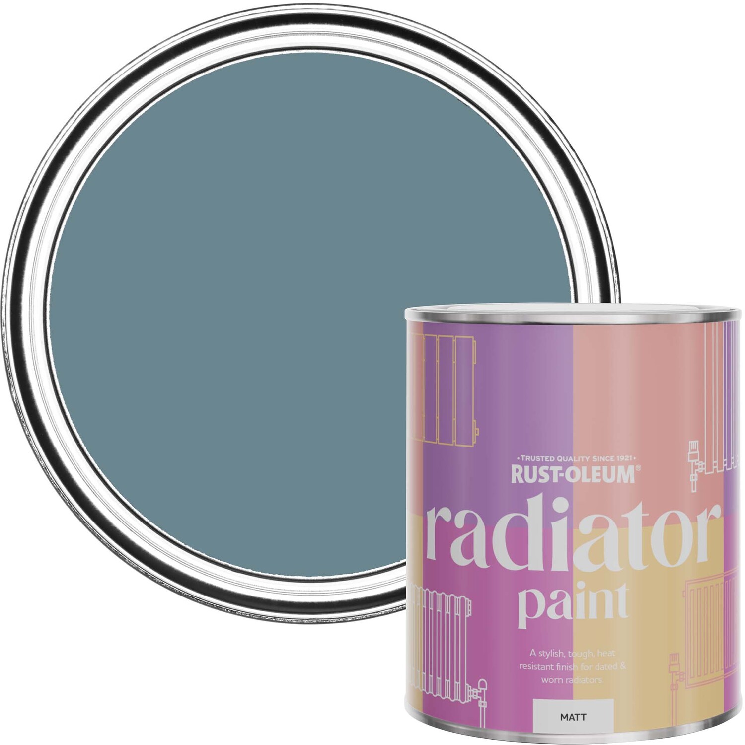 Rust-Oleum Radiator Pacific State 750Ml - Blue