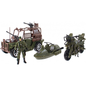 4 Piece Soldier Playset