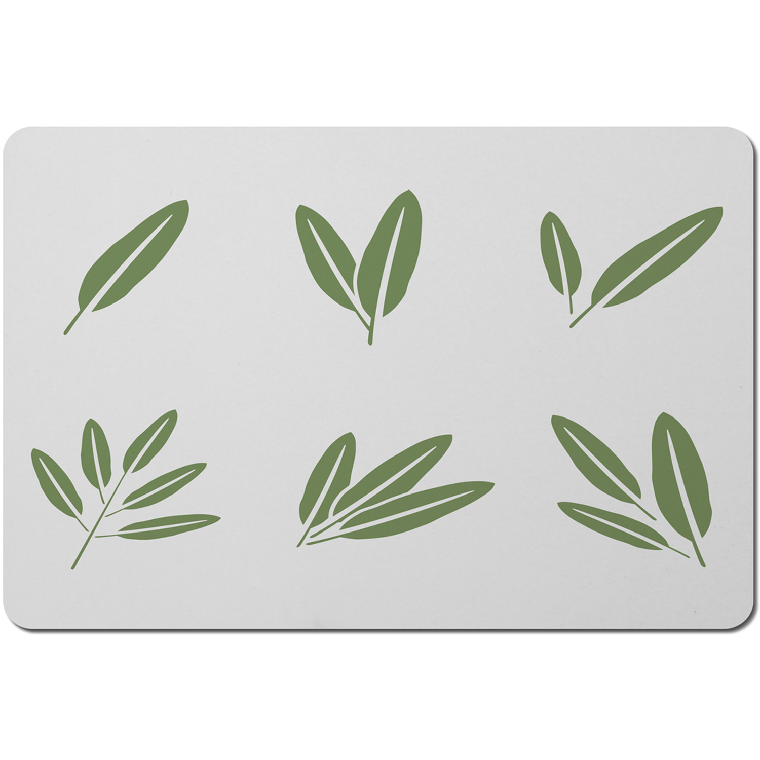 Image of Herbs Placemat - Green