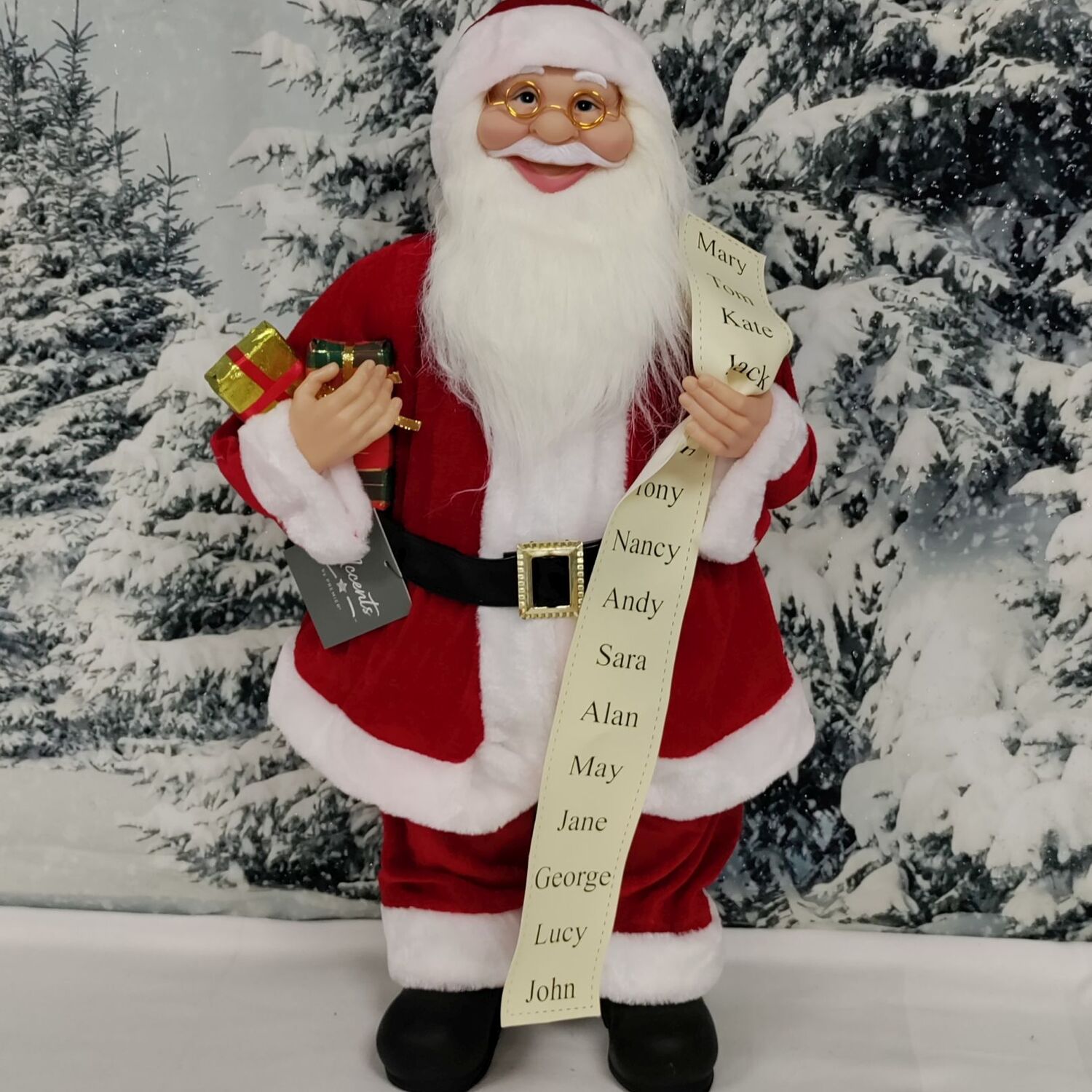 Traditional Red Standing Father Christmas 60cm