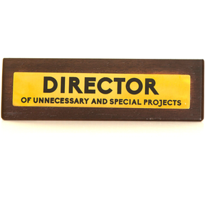 Wooden Desk Sign - Director