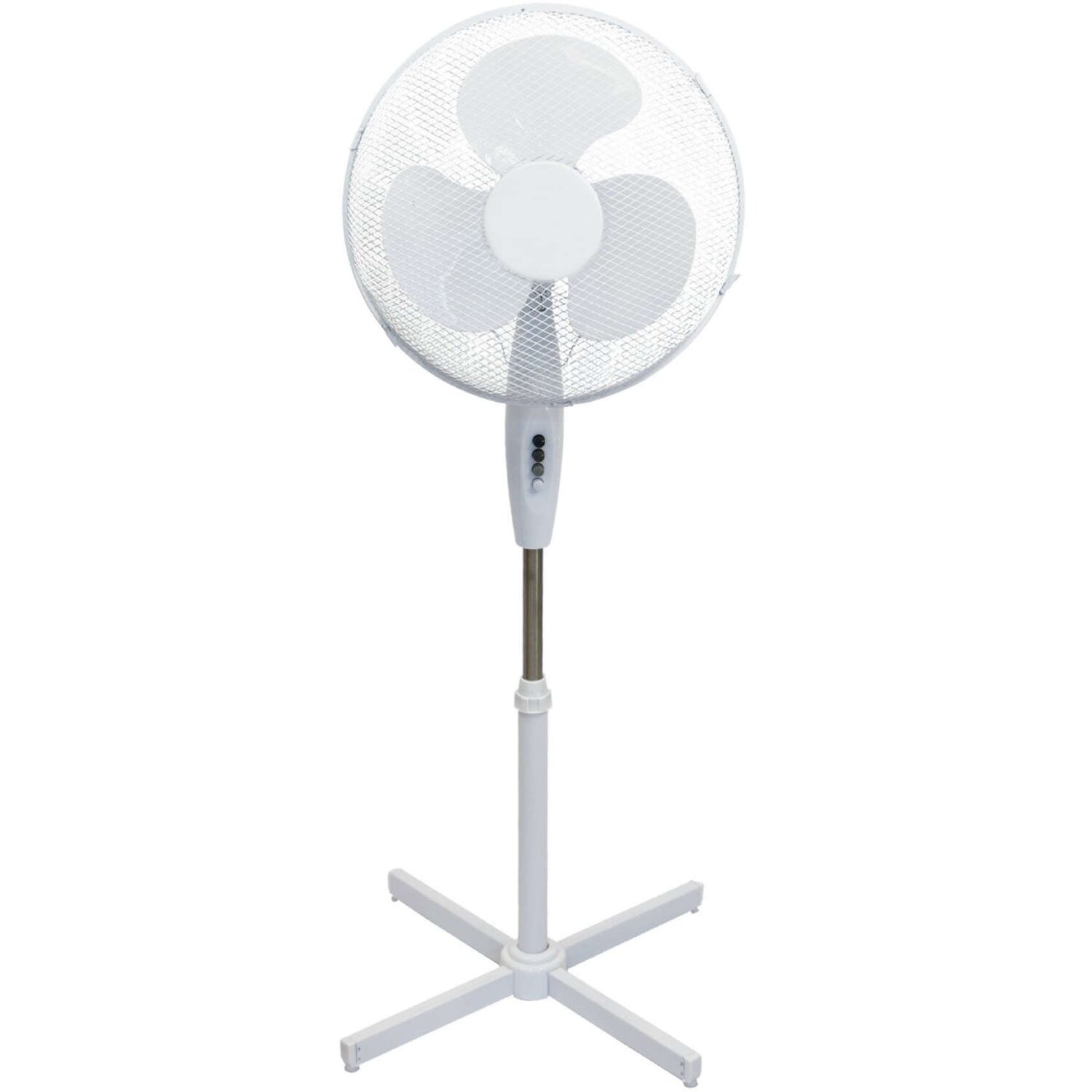 Oypla Electrical 16" Oscillating Pedestal Electric Cooling Fan - White