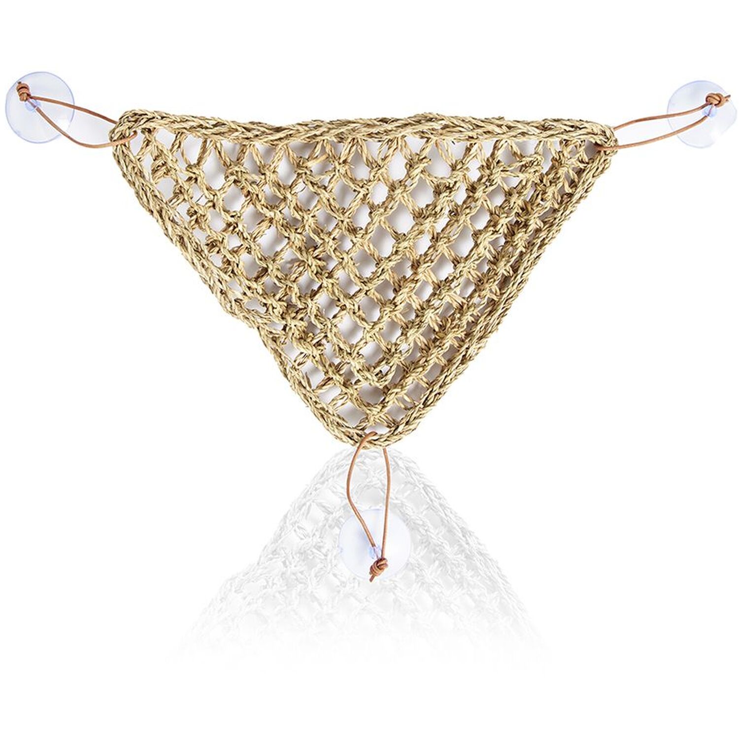 Swell Reptiles Natural Woven Hammock - Yellow / 20cm / 37cm