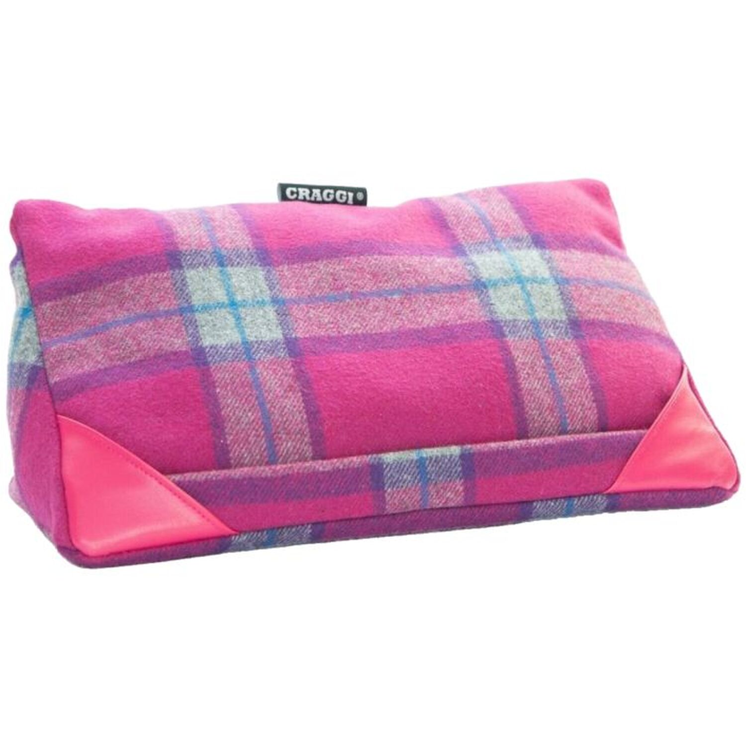 Craggi I-Pad Cushion Pink Tweed Tablet Pillow - Pink Tweed