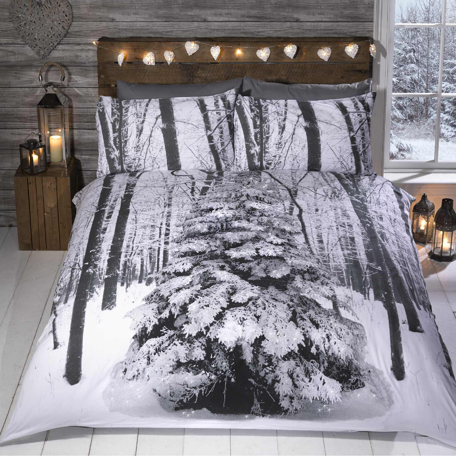 Winter Sparkle Duvet Set - Multi