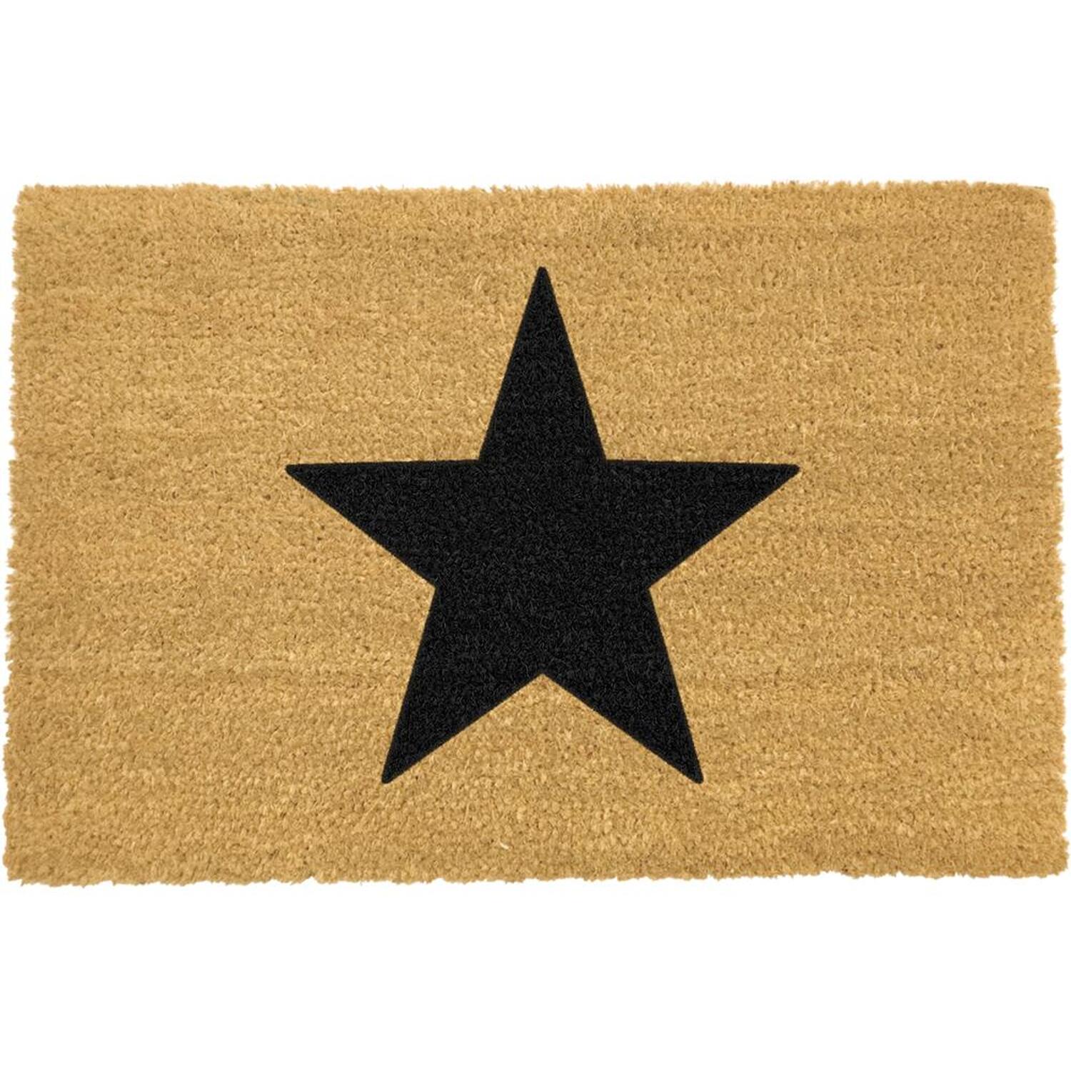 Star Doormat - Brown