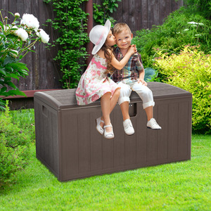 400L Patio Deck Box Storage Bin