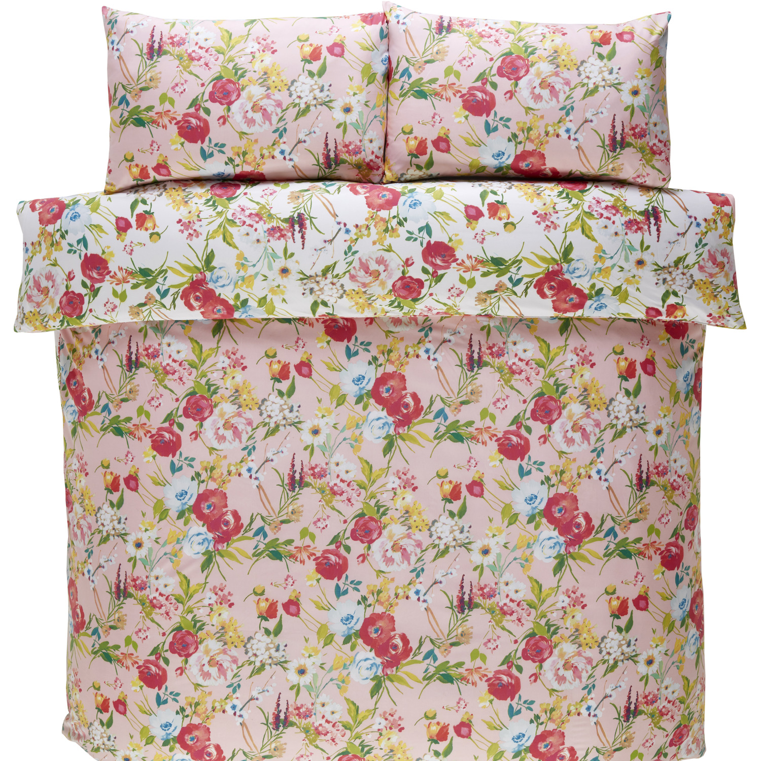 Ashbourne Microfibre Duvet Set - Blush King