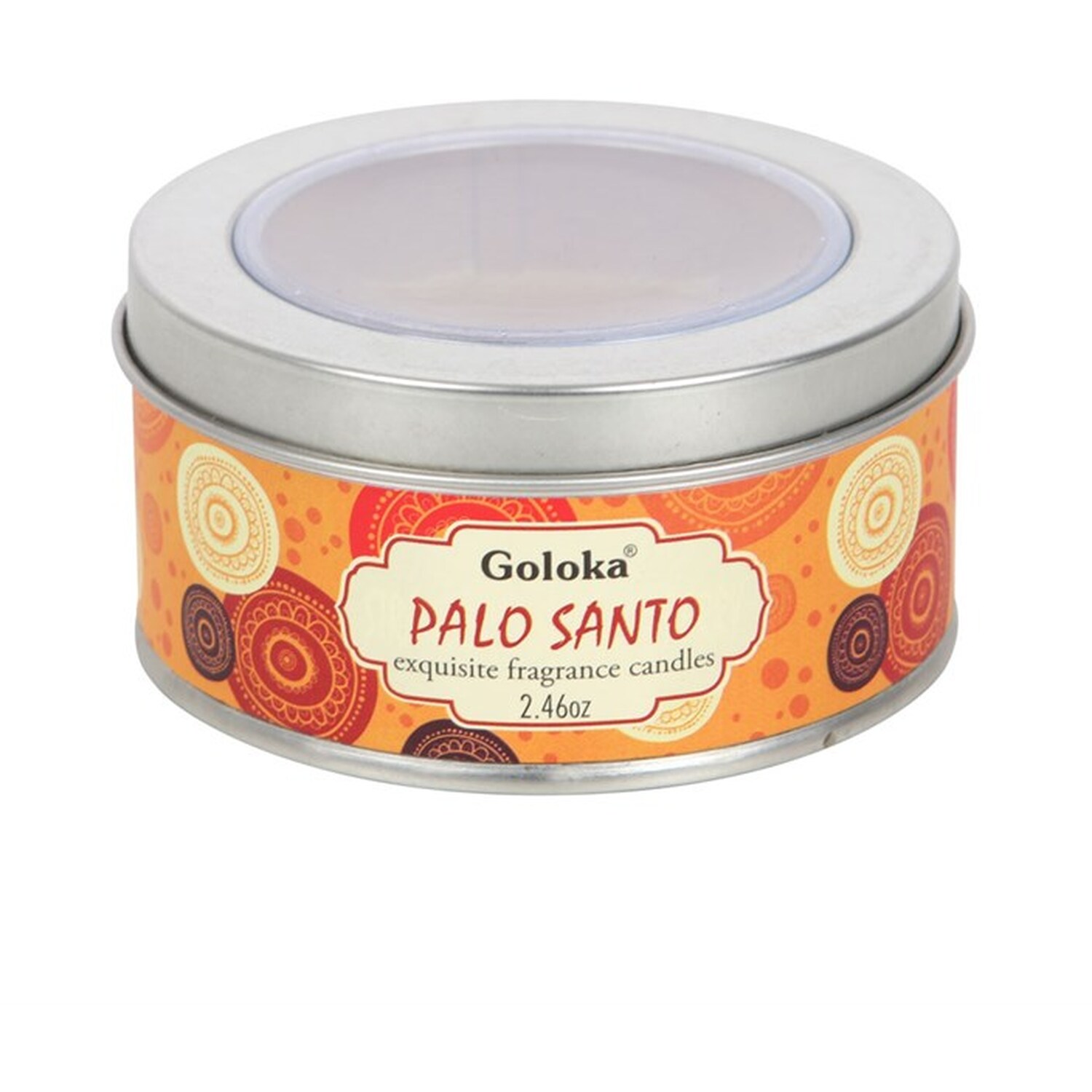 Goloka Palo Santo Soya Wax Candle - Orange