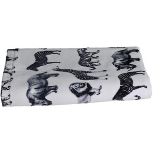 Velour Mono Safari Hand Towel