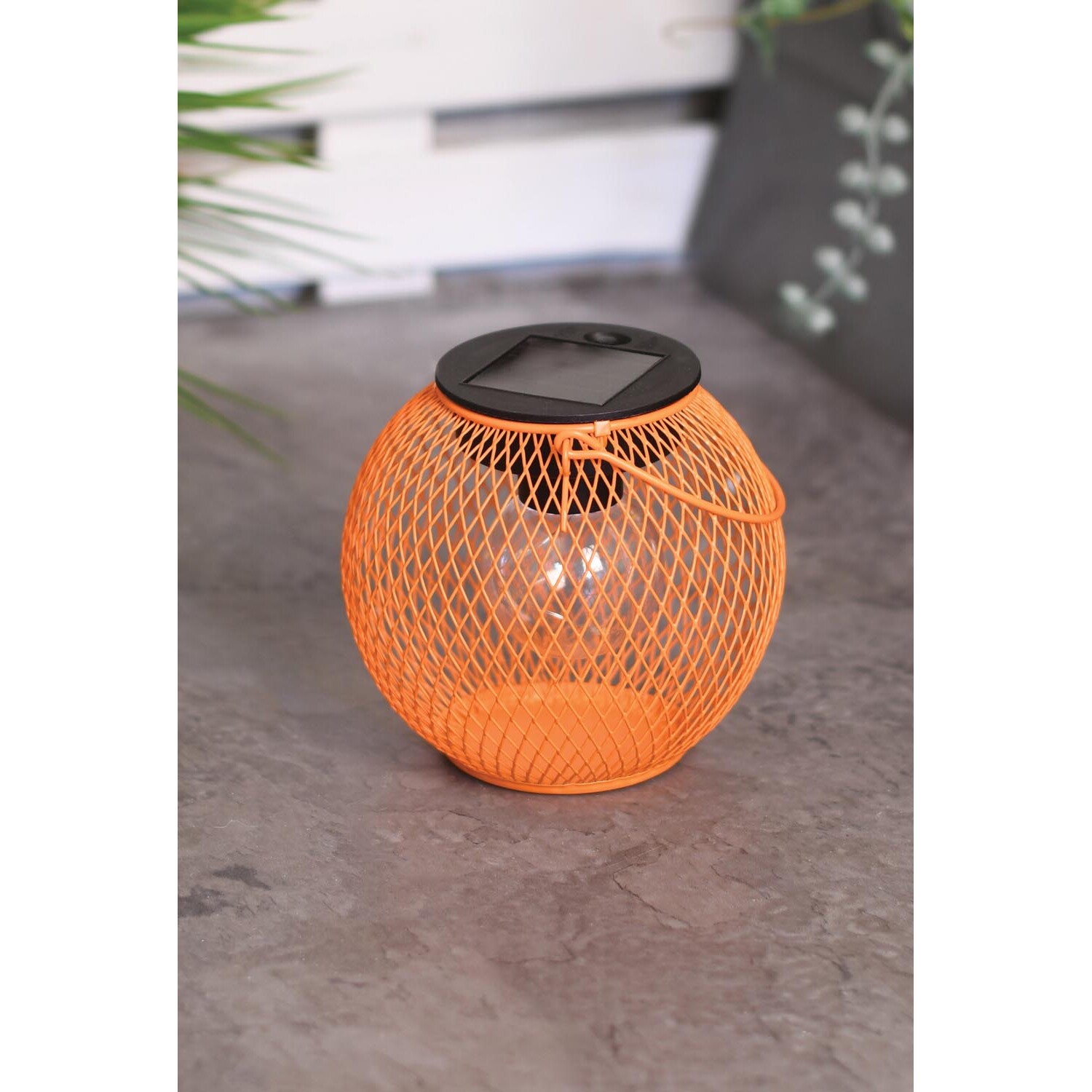 Small Solar Mesh Lantern