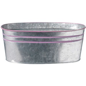 Wisteria Set of 2 Colour Stripe Tin Troughs  shot 5189641