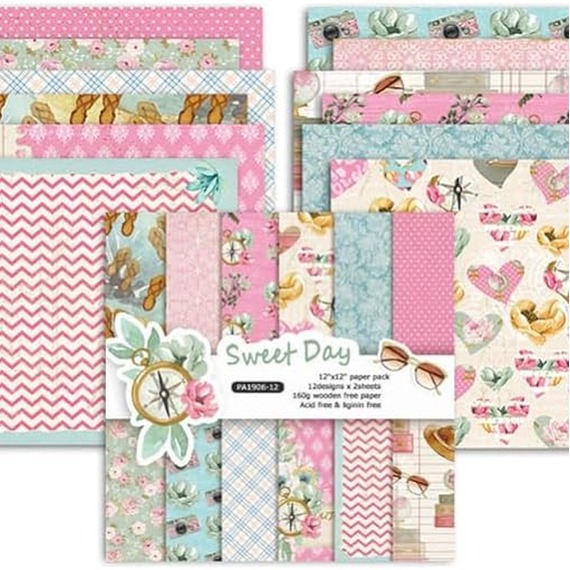 Sweet Day Scrapbook Paper Set