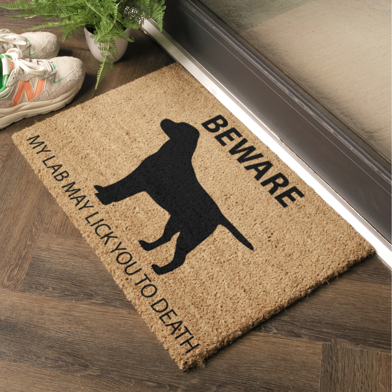 Labrador Doormat - Brown