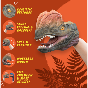 Wild Thingz Hand Puppet Dilophosaurus