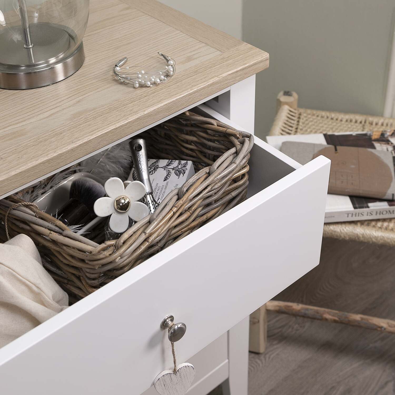 Leines 6 Drawer Chest Of Drawers - White