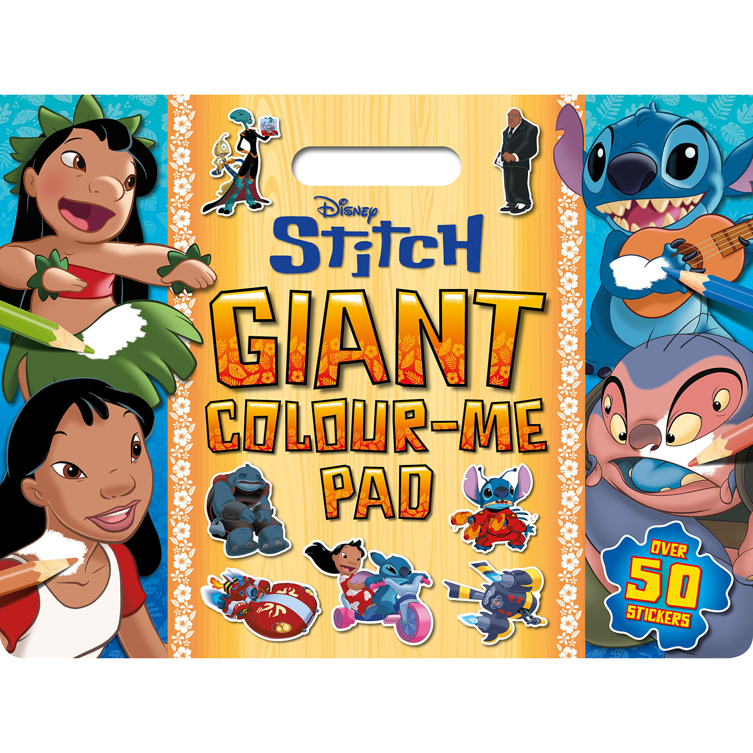 Disney Lilo and Stitch Giant Colour Me Pad - Multicolour