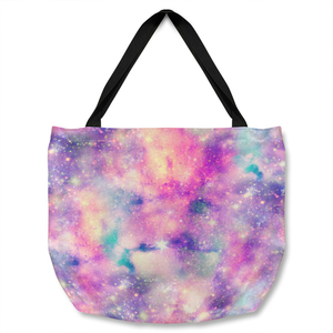 Starry Galaxy Print In Unicorn Colours Tote bag