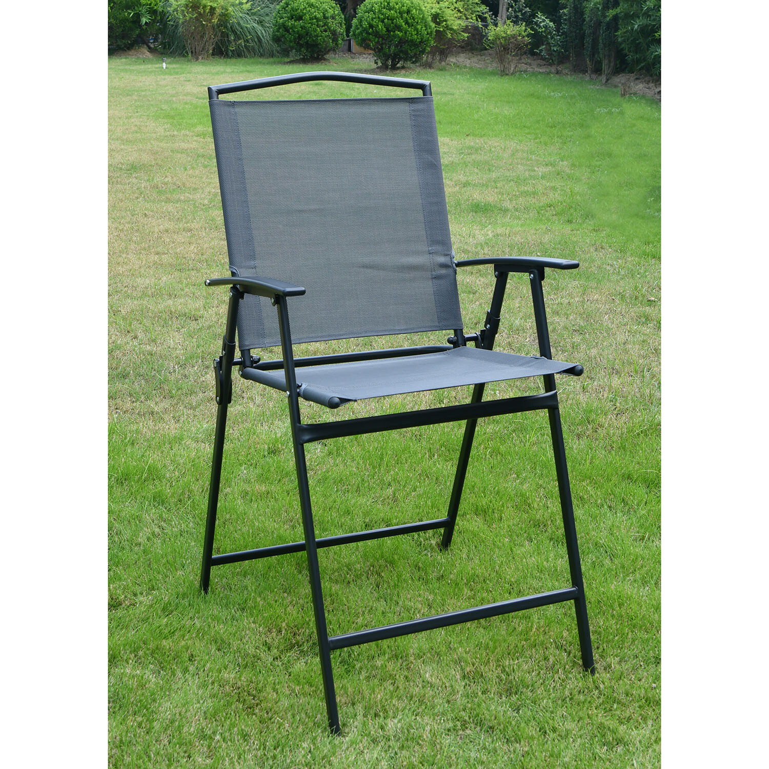 Outdoor Essentials Atlanta Folding Bar Set - Black