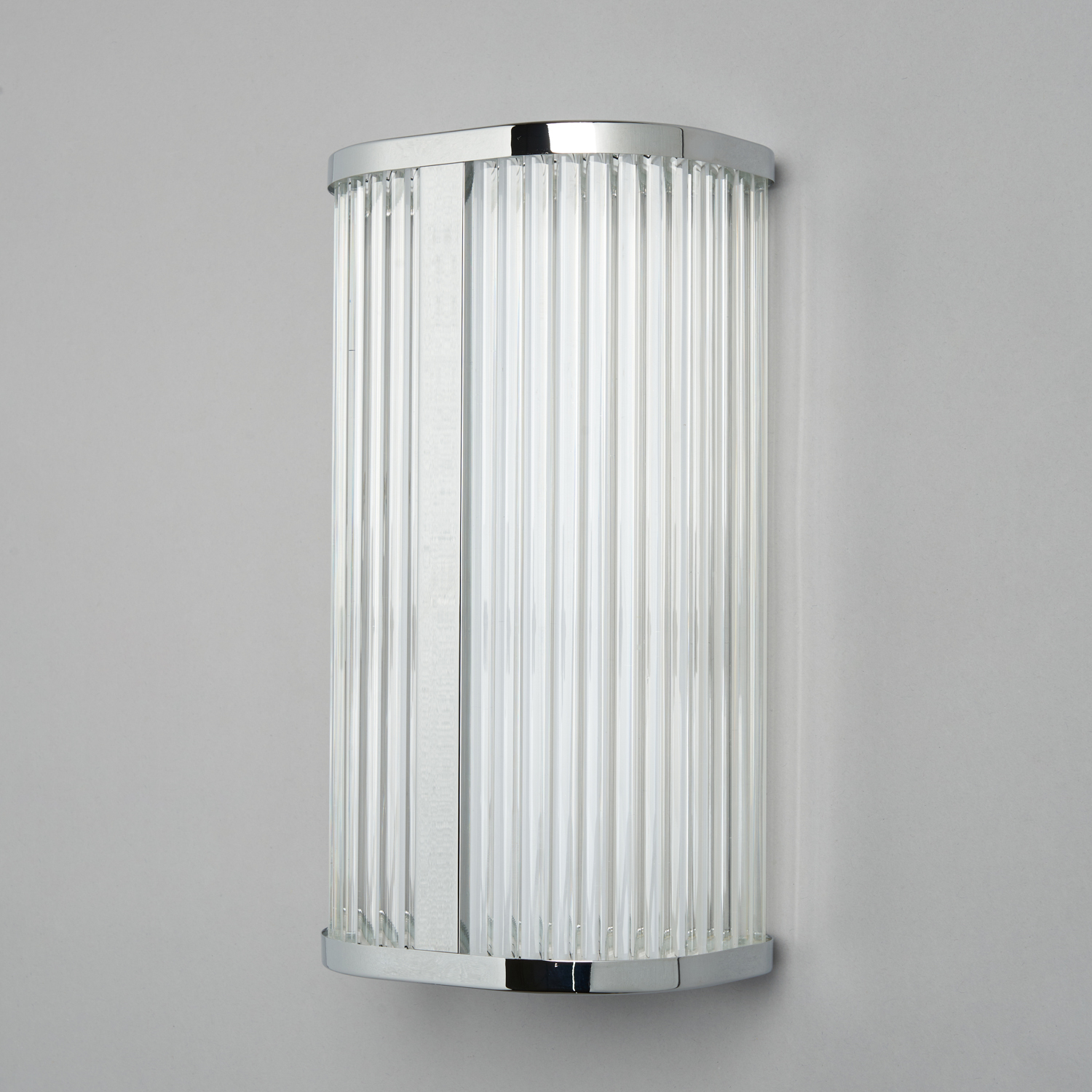 Perseus Bathroom Led Cct Wall Light With Opal Glass - Chrome