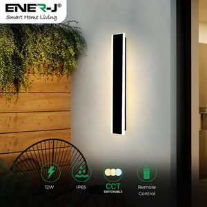 Ener - J Outdoor Acrylic Wall Light 60cm CCT Switchable and Dimmable with Remote