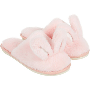 Fluffy Bunny Ear Slippers