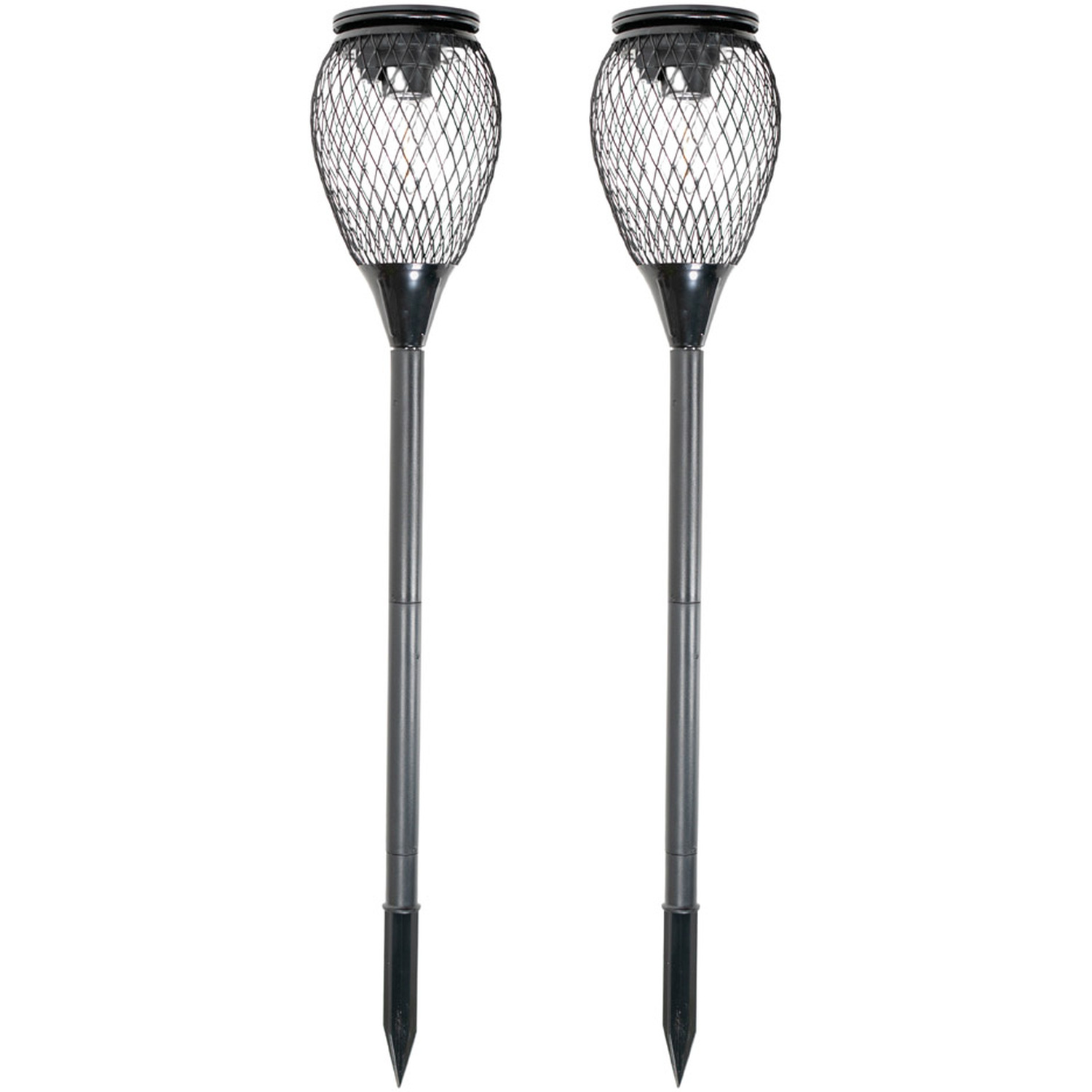 Image of 2 Pack Solar Powered Outdoor Metal&hellip;