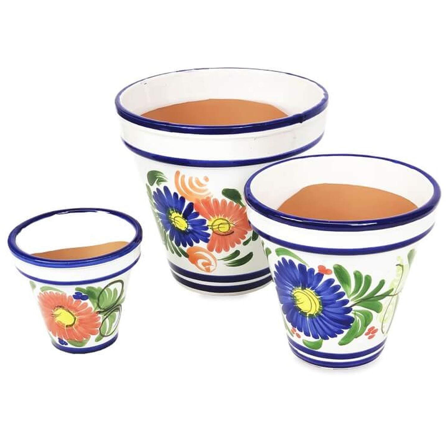Floral Classic Plant Pots Set