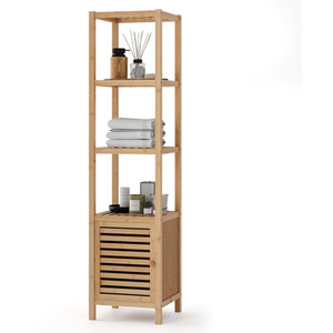 Bamboo Floor Storage Cabinet