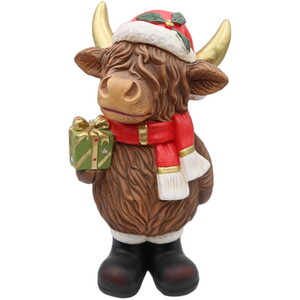 LED Christmas Highland Cow