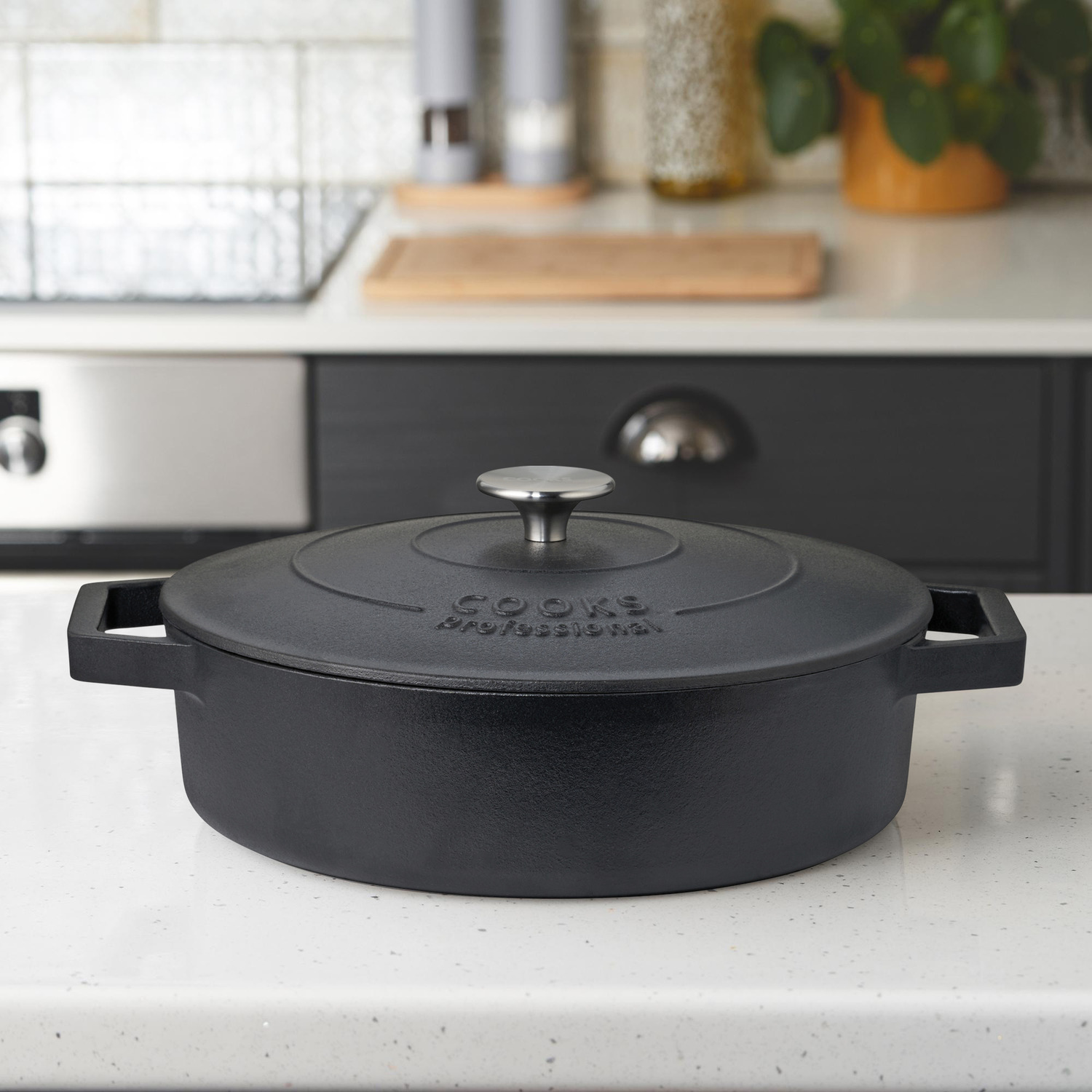 Image of 28cm Cast Iron Casserole Dish -&hellip;