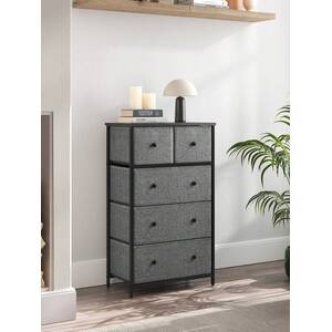 SONGMICS 5-Drawer Fabric Storage Unit