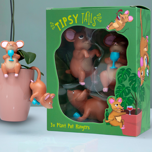 Tipsy Tails Pot Hangers - Gardening Gift
