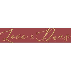 Luxury Foiled Greeting Card  Love and Duas