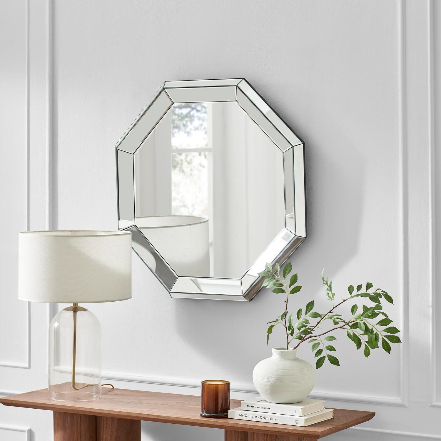 Image of Roux Deco Style Medium Octagon Mirror&hellip;