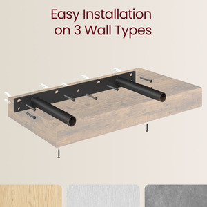 VASAGLE Floating Wall Shelf