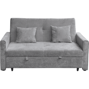 Home Source Charleston 2 Seater Velvet Sofa Bed