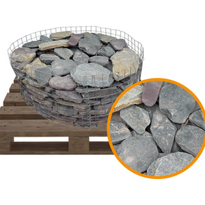 Large Slate Paddlestones 100-200mm Half Crate 500kg