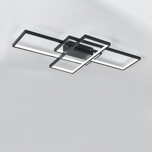 Rectangular LED Semi Flush Ceiling Light