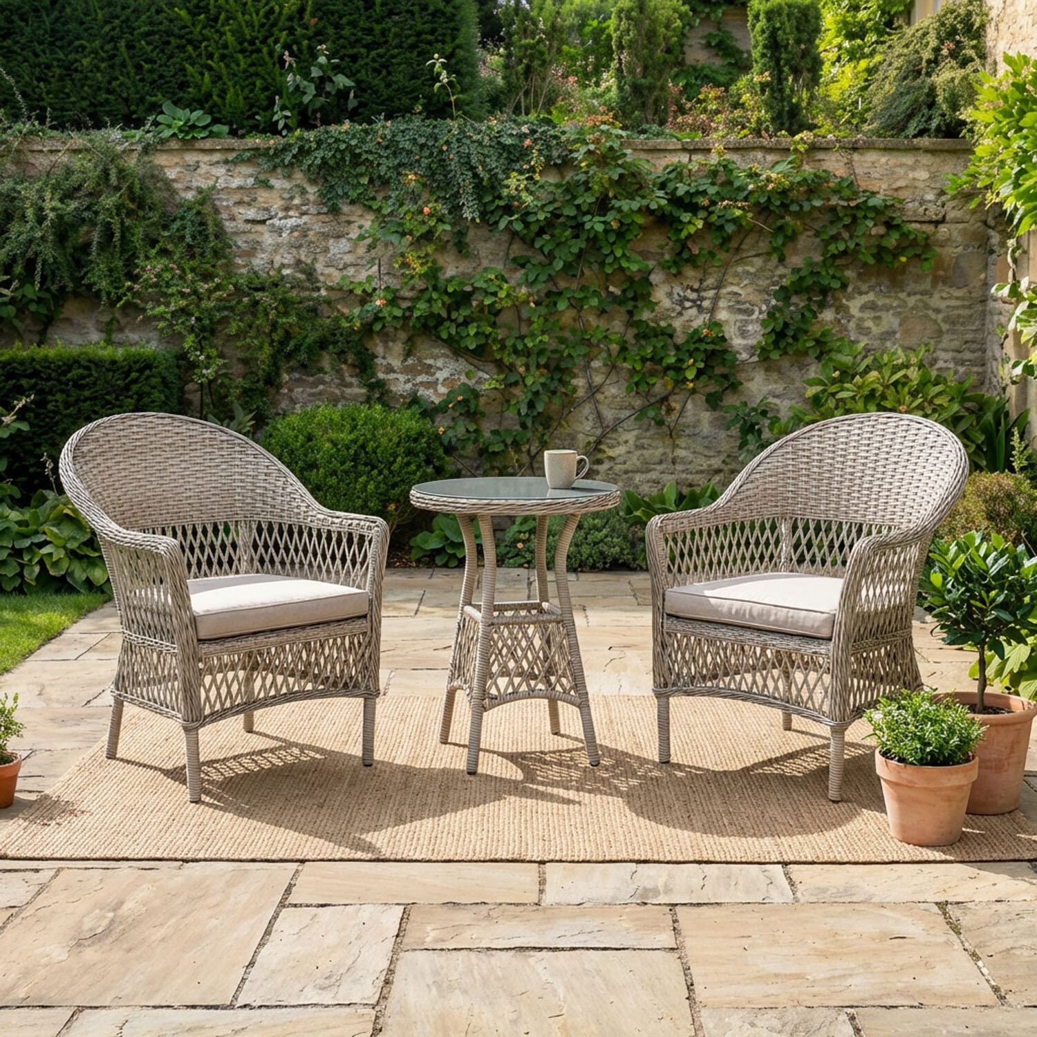 Julia Bistro Set - Neutral