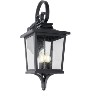 Viktor Oversized Seeded Glass Outdoor Lantern Wall Light